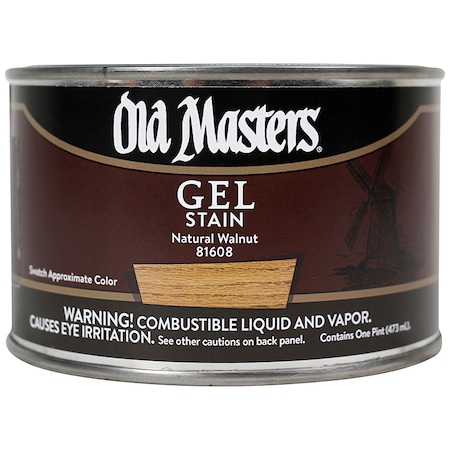 Old Masters 1 Pt Natural Walnut Oil-Based Gel Stain 81608